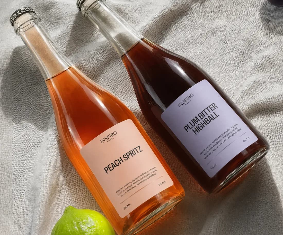 INSPIRO Blends bottles close-up