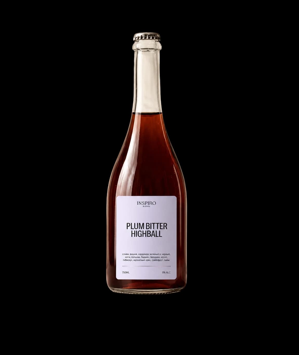 Bottle of Plum Bitter Highball